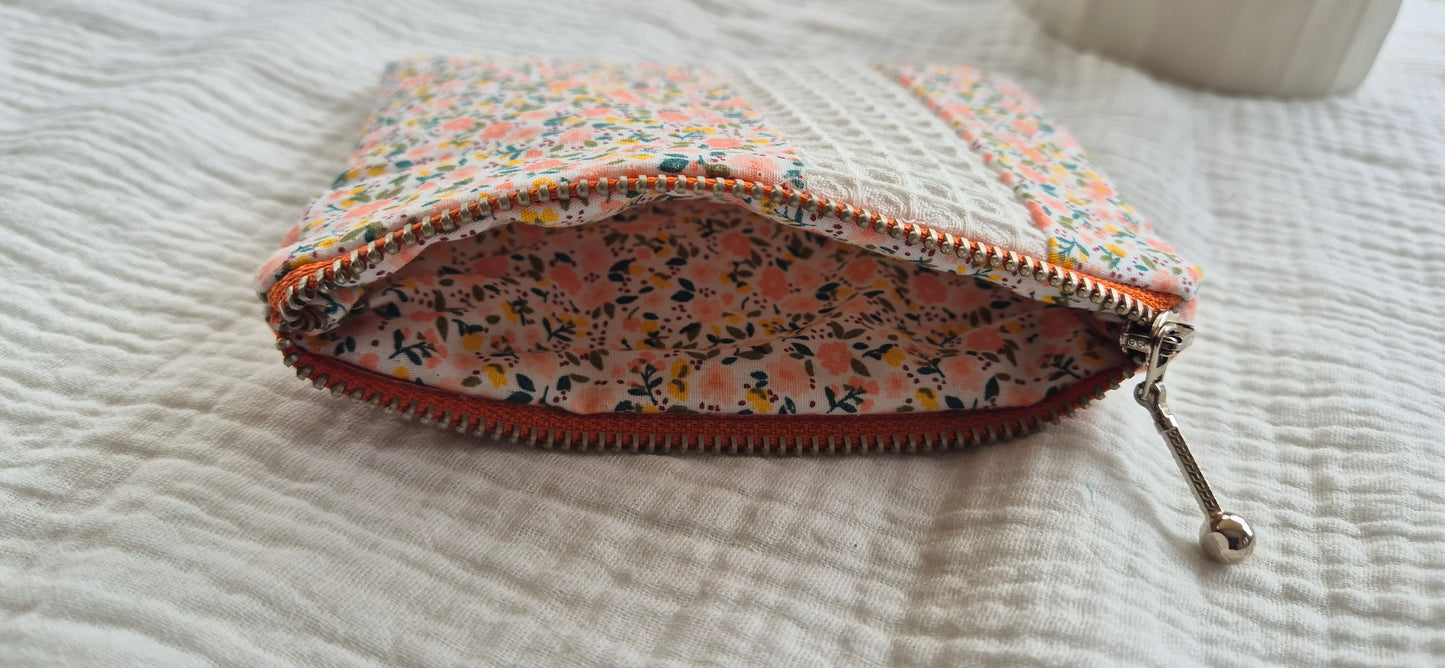 "Lana Peach" Coin Purse – Unique Piece