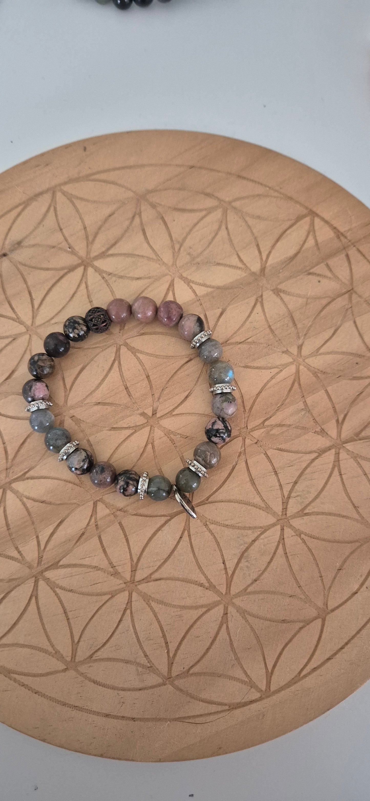 "Magic & Anchoring" Bracelet – AAA Labradorite & African Turquoise