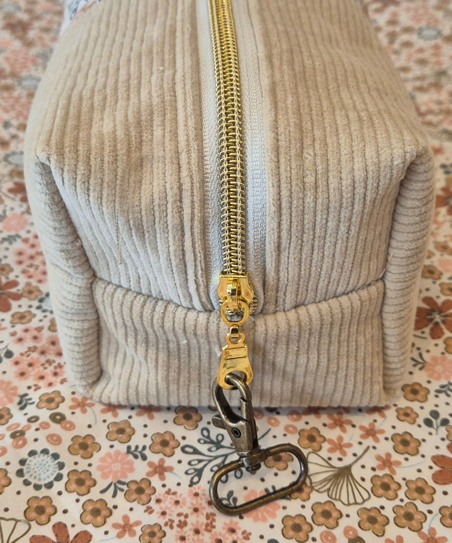 Trousse de toilette "La Omi Bohème" – Taille M – Pièce Unique
