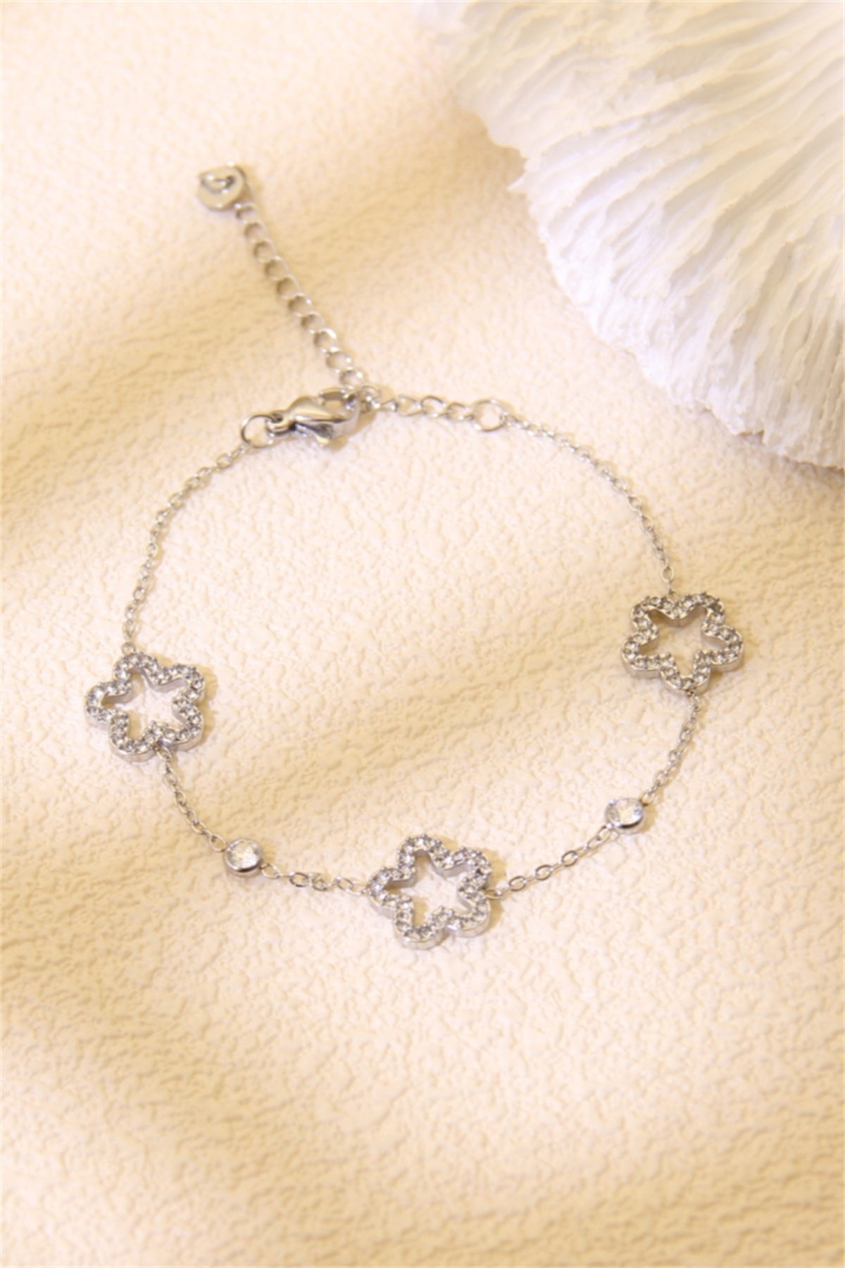 Silver Petal Bracelet