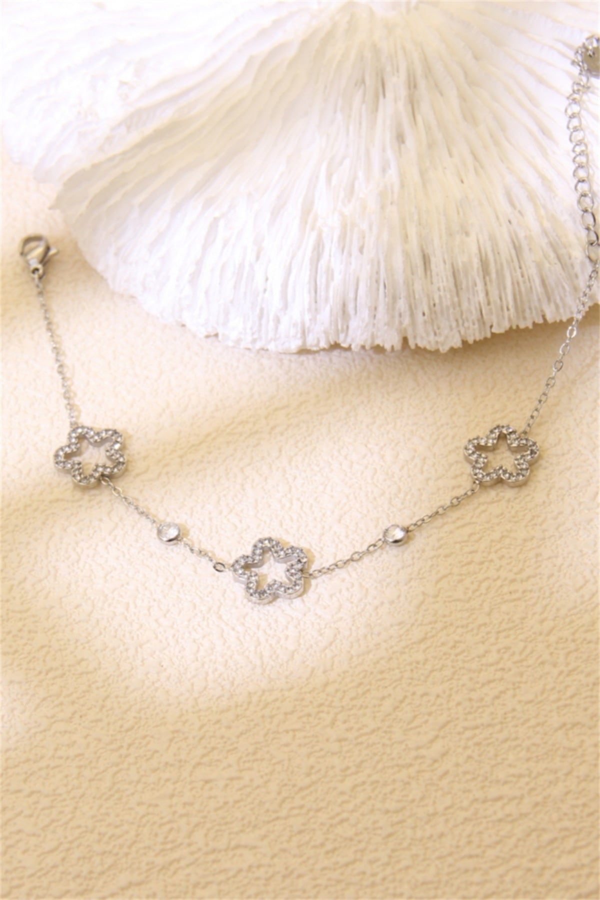 Silver Petal Bracelet