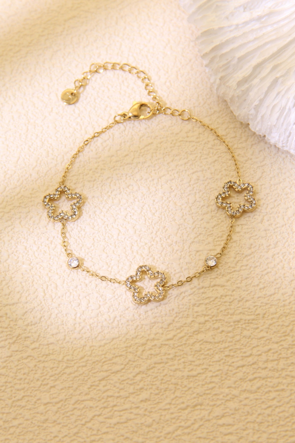 Gold Petal Bracelet