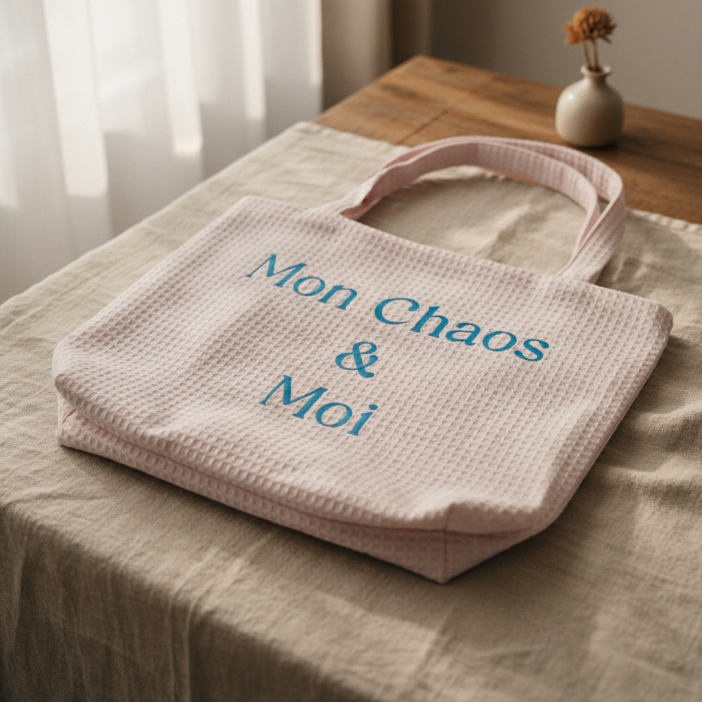 Sac Cabas Bali Mon Chaos & Moi – vue de face