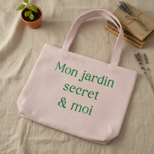 Sac Cabas Bali Mon Jardin Secret & Moi – vue de face