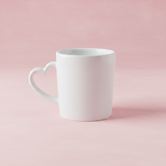 Mug anse cœur