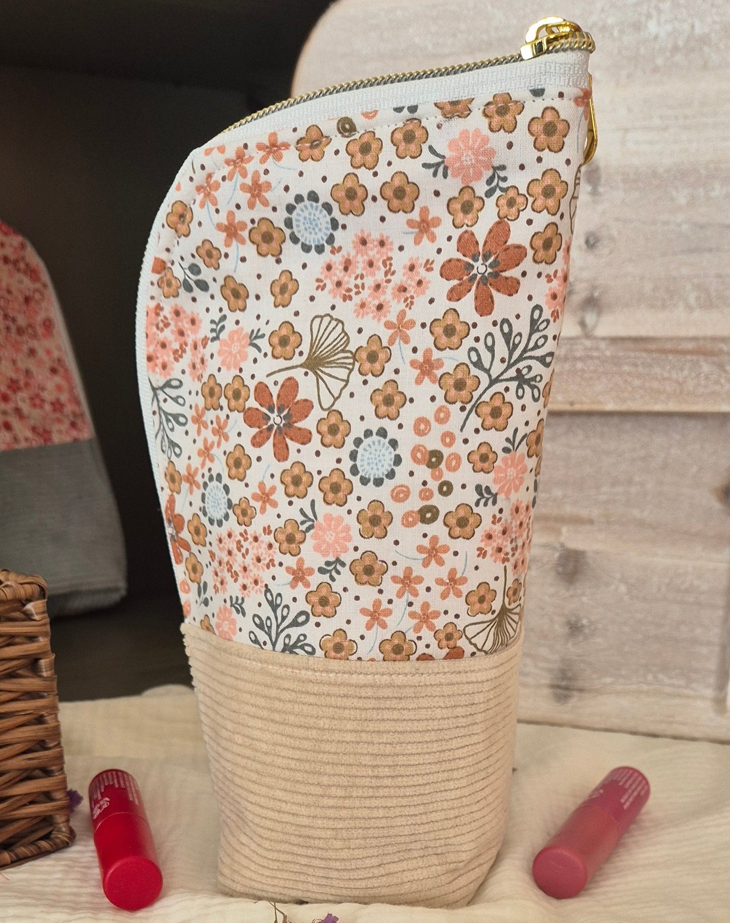 "La Sol Dorée" Pouch – Unique Piece