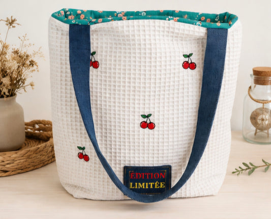 Sac Cabas Brooklyn Cherry