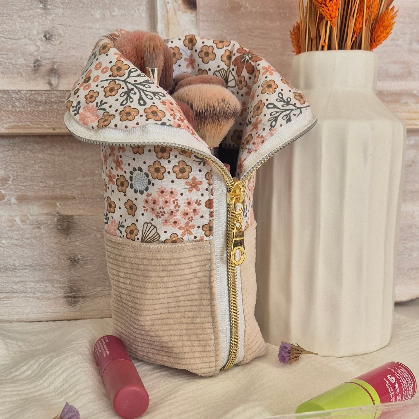 "La Sol Dorée" Pouch – Unique Piece