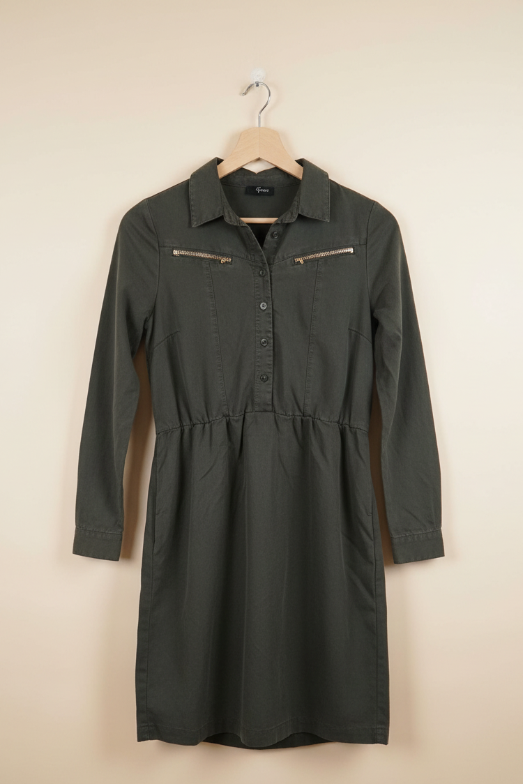 Robe recto fond beige