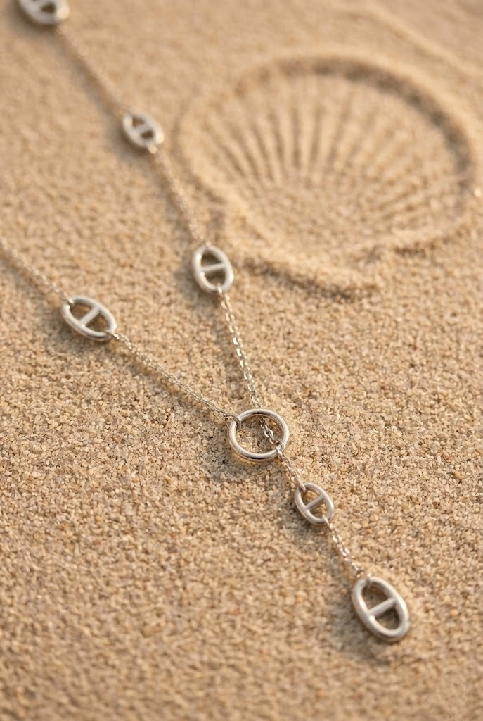Sillage Silver Necklace