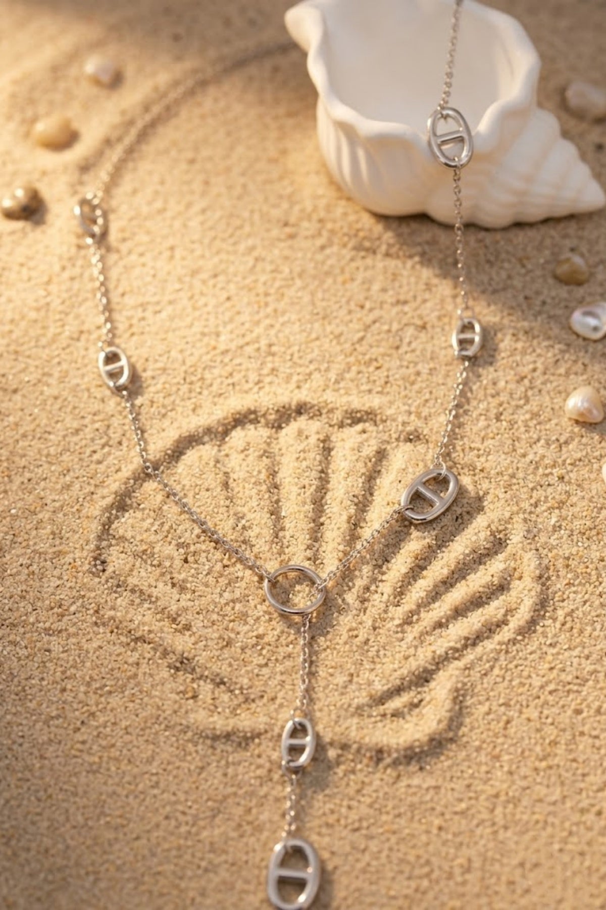 Sillage Silver Necklace